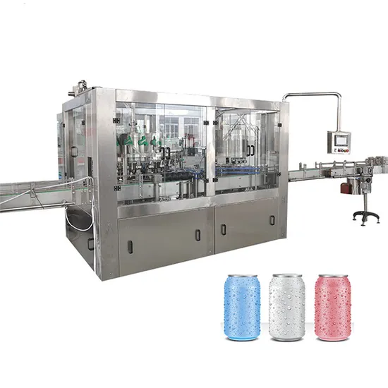 Linea di riempimento di birra in lattina