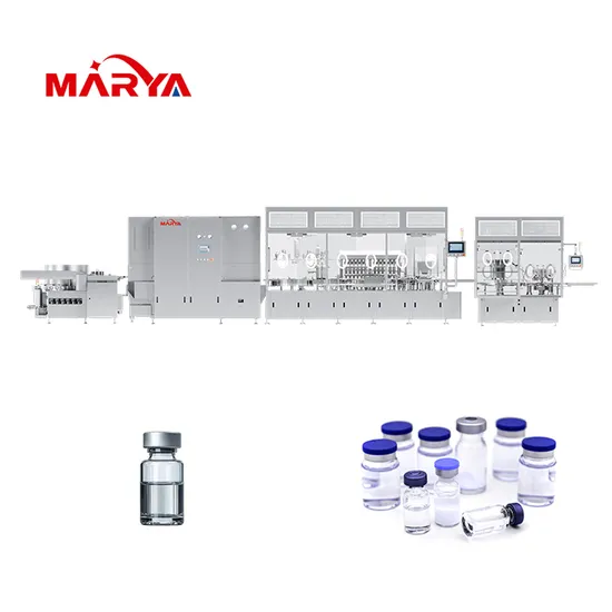 Macchina compatta da banco per il riempimento e la tappatura di fiale Shanghai Marya, ideale per i laboratori